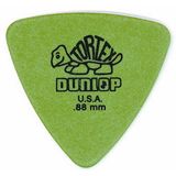 Dunlop 431R.88 Tortex Driehoek, Groen.88mm, 72/Zak