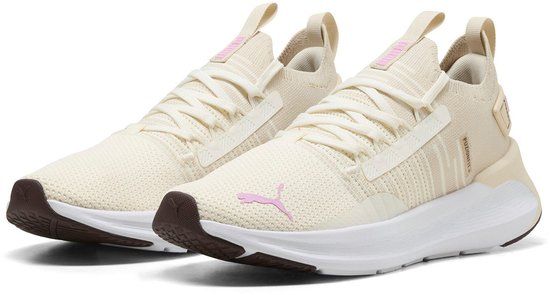 Puma Dames Softride Symmetry Fuzion Wns 310460 Warm White-Alpine Snow-Mauve Glow