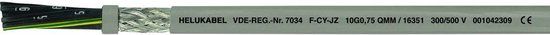 HELU F-CY-JZ Câble de commande 7 G 1.5 mm² Gris 16397 par mètre
