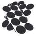 Adsamm® 40 x Zelfklevende Viltglijders Zwart ø 50 mm Rond 3,5 mm Dik