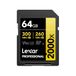 Lexar Professional 2000x SD Kaart 64GB
