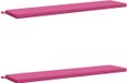 vidaXL - Coussin de banc - SOEST - 2 pièces - 100% Polyester - Rose - 170 x 40 x 5 cm