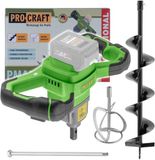 Procraft PMA20 accu-grondboor 20 V borstelloos Solo