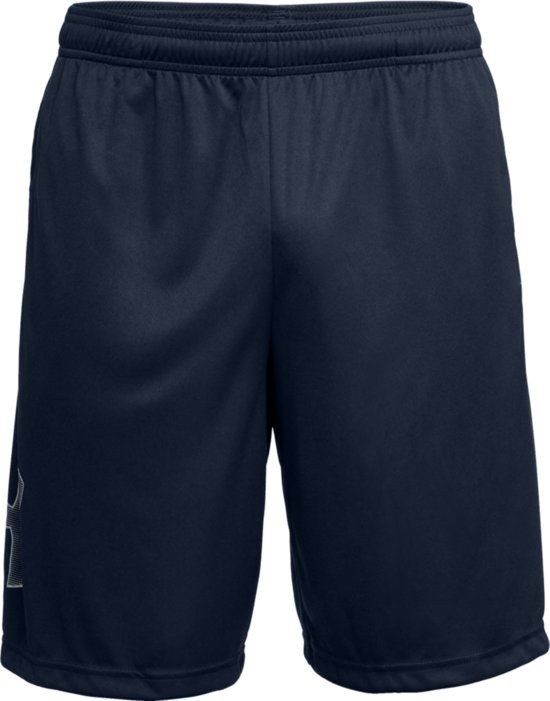 Under Armour Tech Graphic Sportshort - Heren - Academy - Maat S - Blauw