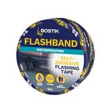 Bostik Flitsband zelfklevende knipperende tape voor daken, biedt een onmiddellijke waterdichte afdichting, kleur: grijs, 100 mm x 10 m