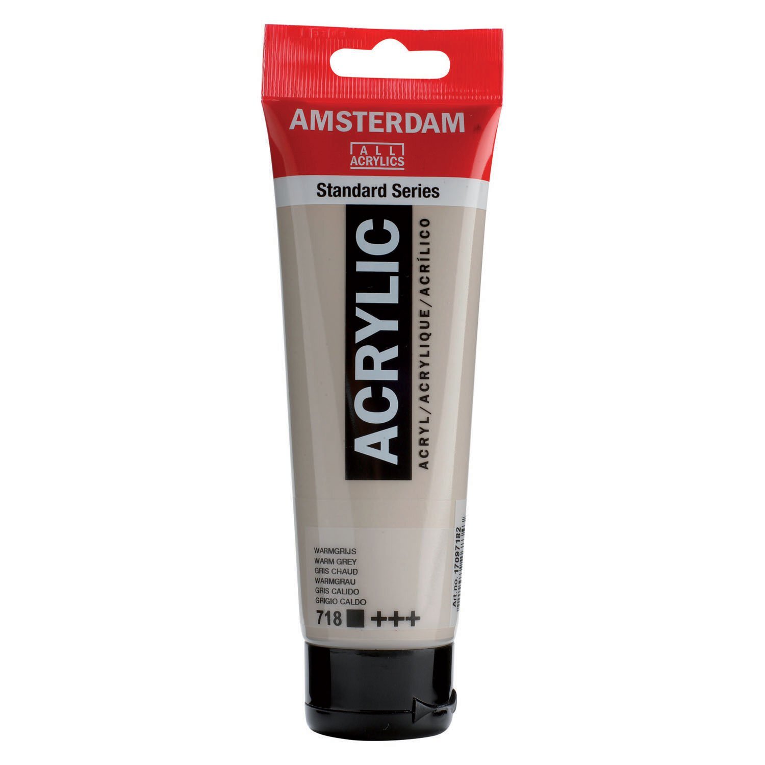 Amsterdam Standard tube 120 ml Warmgrijs dekkende acrylverf warm grijs