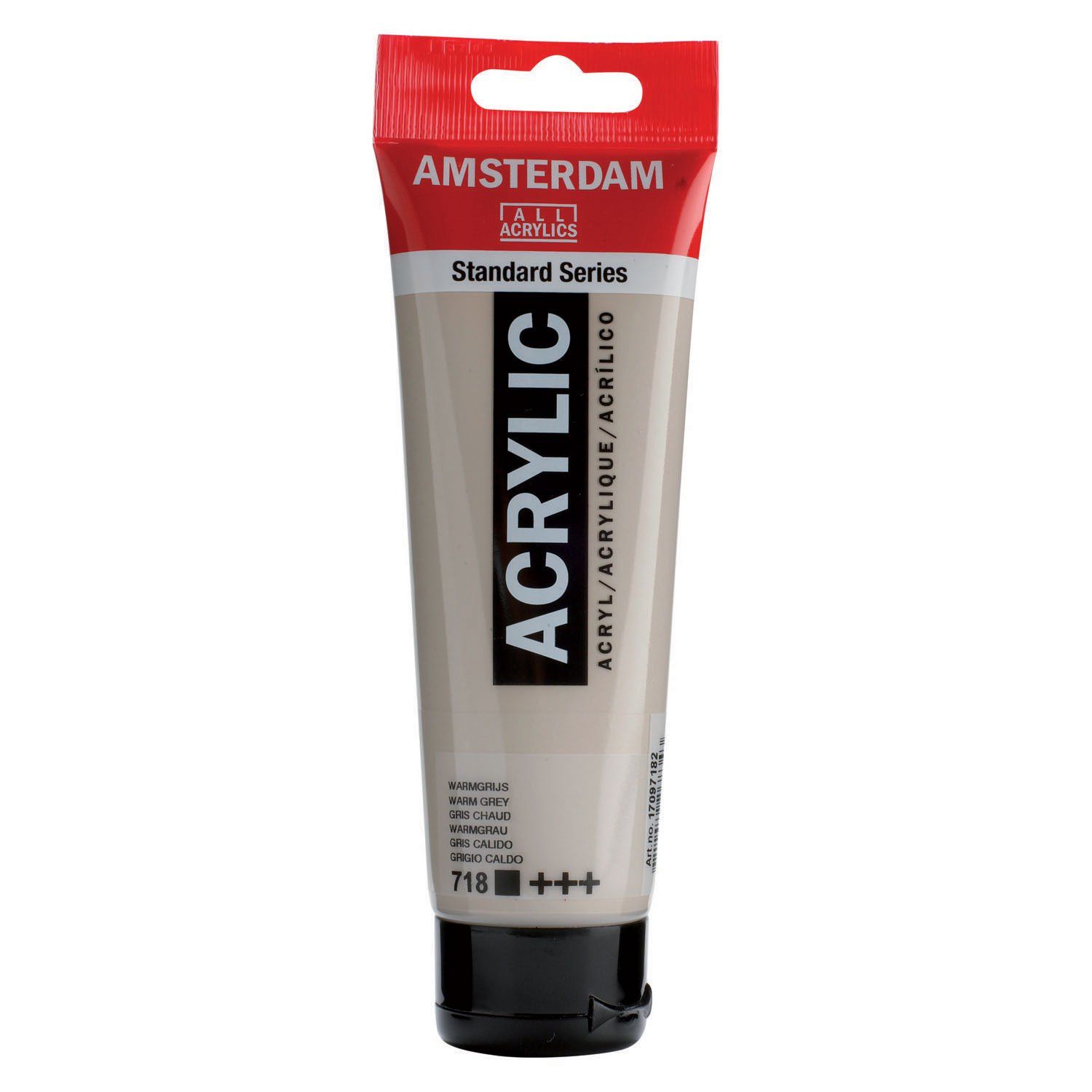 Amsterdam Standard Acrylic Paint Tube - Warm Grey - 120 ml