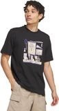 Adidas Sportswear Sports Bar Memorabilia Graphic T-Shirt Heren Zwart XL