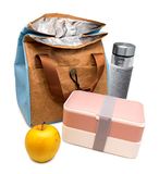 NERTHUS FIH 672 Koeltas voor levensmiddelen, design met Tyvek-design, van kraftpapier en detail, blauw, luchtdicht