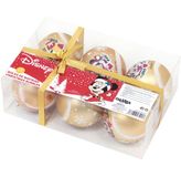 Minnie Mouse Kerstbal Lucky Gouden 6 Stuks Plastic (Ø 8 cm)