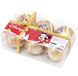 Minnie Mouse Kerstbal Lucky Gouden 6 Stuks Plastic (Ø 8 cm)