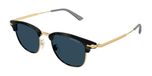 Montblanc Mb0364s Lunettes de soleil homme doré Pantos bleu 49mm
