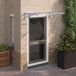 Maison Exclusive - Auvent de porte, gris et transparent, 122x90 cm, polycarbonate