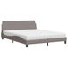 Dover Bed met matelas stof taupe 160x200 cm