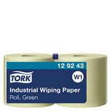 Tork Poetspapier Groen W1, Absorberend, 1.500 vellen, 129243