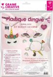 Graine Creative SET SHRINK PLASTIC UNICORN JEWELRY WITH LASER CUTTING