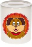 Bellatio Decorations Shoppartners Bv Vrolijke hond dieren spaarpot 9 cm - keramiek - spaarpotten voor kinderen