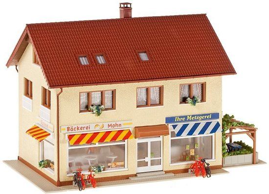 FALLER Slagerij/ Bakkerij Modelbouwdecoratie
