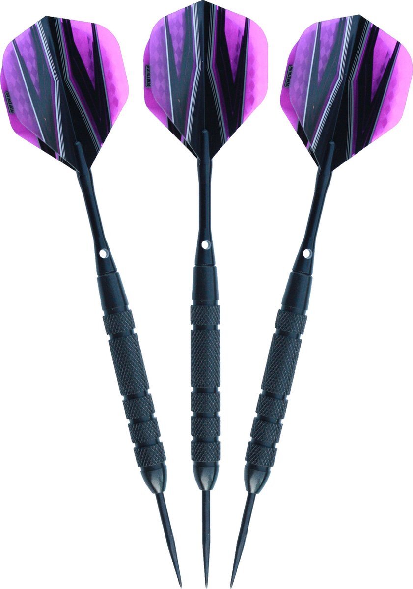 ABC Darts - Pentathlon Steeltip Zwarte Dartpijlen Raven - 21 gram