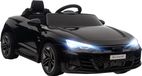 HOMCOM Elektrische kinderauto 12V met afstandsbediening - Zwart