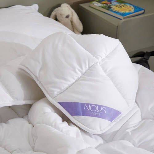 NOUS Kids synthetisch enkel dekbed 120x150 cm - wit
