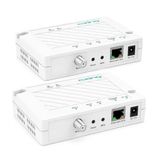 Axing MoCA 2.5 extra adapter 2.5Gbps Ethernet netwerk via TV coaxkabel