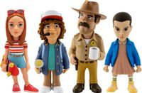 MINIX - Stranger Things - Pack of 4 - Eleven, Dustin, Hopper, Max - Standbeeld 12cm