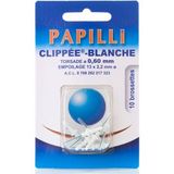 Papilli-Clippee Br Blan1,5Mm 10