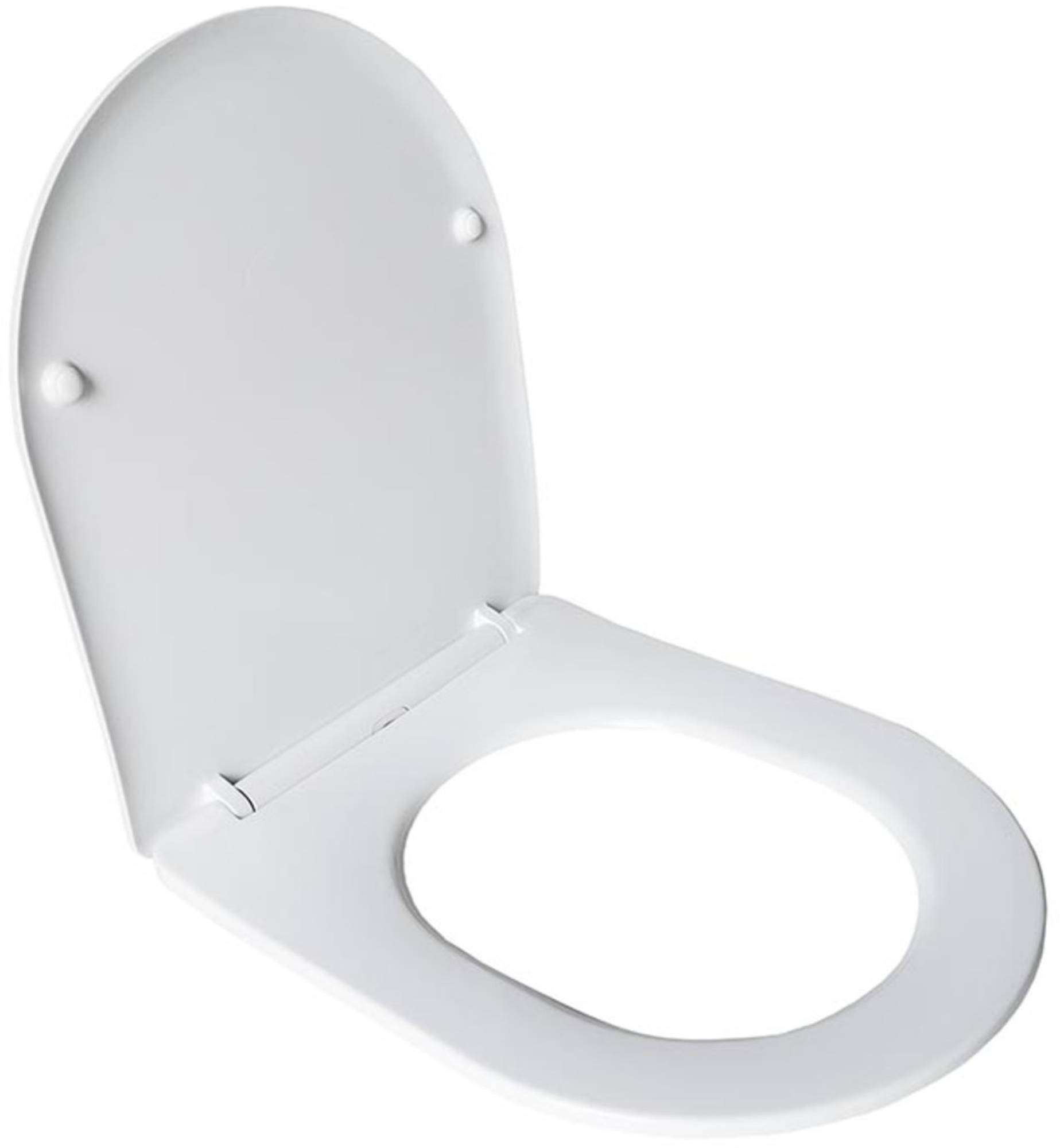 Saqu toiletbril met softclose & quick release 36x42,5x5cm Wit