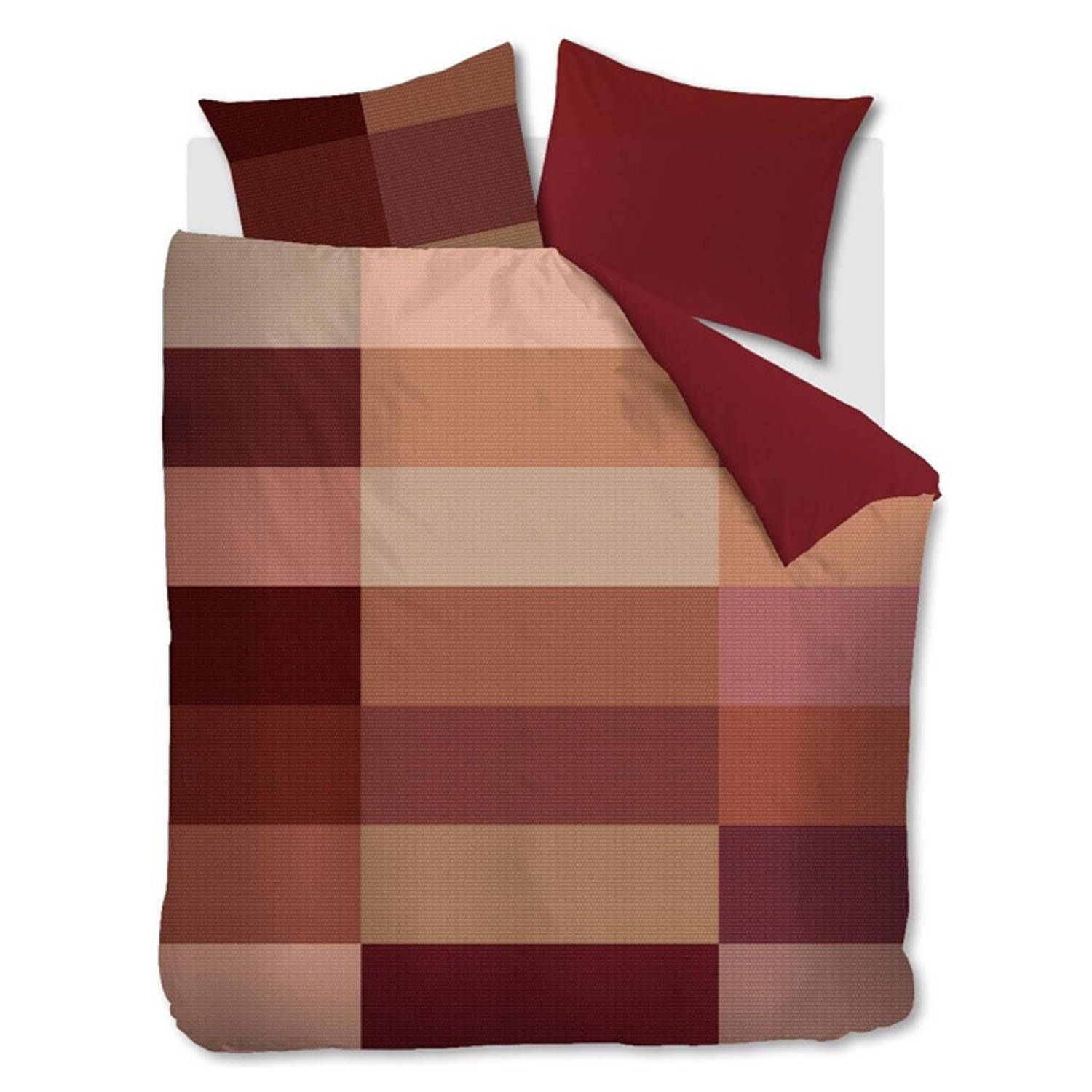 Kardol Aspiration Dekbedovertrek - Lits-jumeaux - 240x200/220 cm - Rood
