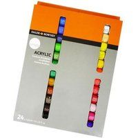 Daler Rowney Simply Acrylverfset, 24 tubes 12 ml