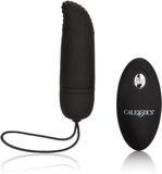 CalExotics Silicone Remote Ridged G - Eggs / Bullets Zwart