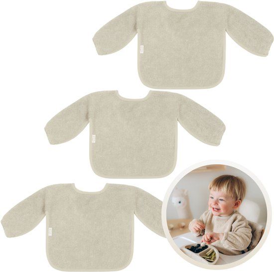 Funnies Slab met Mouwen 3-Pack Sand Stone Grey