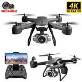 SZSMART Drone V14 avec caméra grand angle HD 4K (3 batteries - Autonomie : 15 min - Rouge)