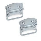 Ganter Normelemente | klapgreep, kratgreep, draaggreep | 2 stuks | verzinkt staal | 85 mm | GN 3136-85-70-A-ST