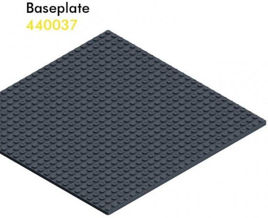 Hubelino PI Grondplaat 26 X 26 - Zwart
