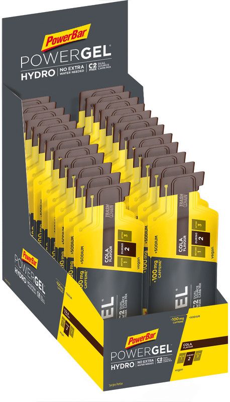 PowerBar PowerGel Hydro Sports Nutrition Cola with Caffeine 24 x 67ml