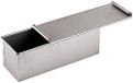 Paderno World Cuisine Broodpan van aluminium staal, met deksel, 30 x 10 cm