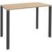 Table haute Gaya 4 pieds L120xH105xP60 cm