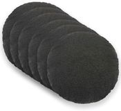 vidaXL - Kussensloop - 6 stuks - HEERLEN - Donkergrijs - Ø 50 cm - Bouclé
