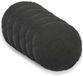 vidaXL - Taie d'oreiller - 6 pièces - HEERLEN - Gris foncé - Ø 50 cm - Bouclé