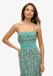 Superdry Robe longue à smocks pour femme Betsy Ditsy Green