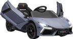 AIYAPLAY Voiture électrique pour enfants 12V avec télécommande - Véhicule à batterie - Voiture jouet - Gris