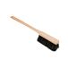 ToM PaR Wooden scrubbing brush | Ergonomic wood handle | Mixed bristles | Anti-scratch | Break-proof long handle | Addition of natural horsehair | For the car | For household | Length: 60 cm