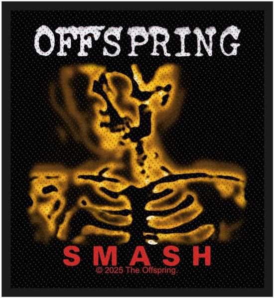 The Offspring Smash Unisex Patch - Zwart