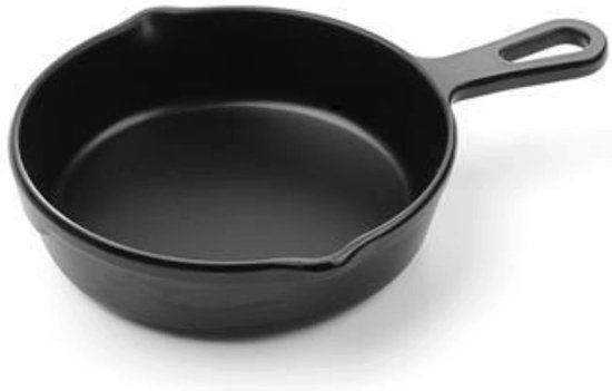 Hendi Mini Steelpan - Zwart - Melamine - 16.2 x 12.1 x 3 cm - Vaatwasserbestendig