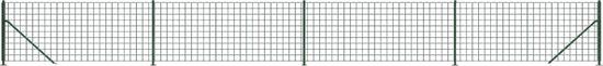 vidaXL Gaashek met flens 1x10 m groen