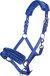 HKM Nylon Halster -Glitter- polarfleece voering kobaltblauw Full