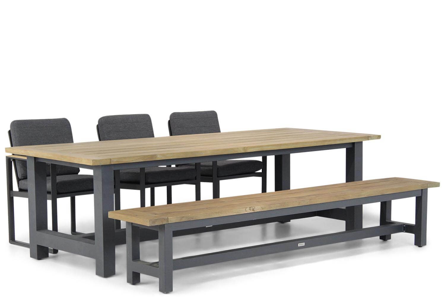 Santika Furniture Santika Zaga/San Francisco 260 cm dining tuinset 5-delig