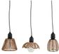 Countryfield LED hanglamp bruin - sfeervolle kinderlamp kunststof 16cm.